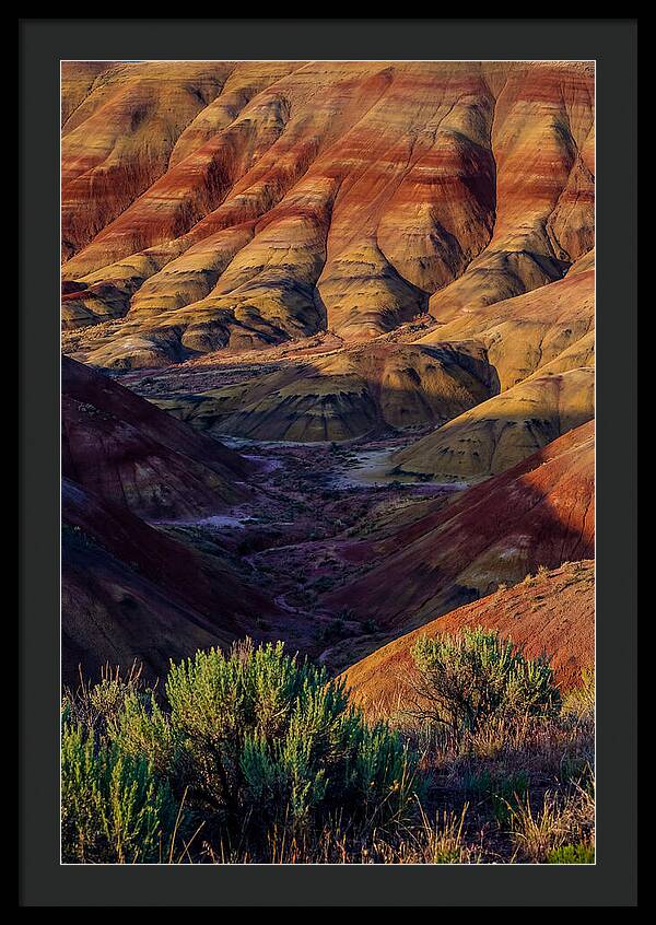 Vibrant Hills Under Sunset Skies