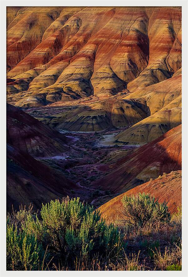Vibrant Hills Under Sunset Skies