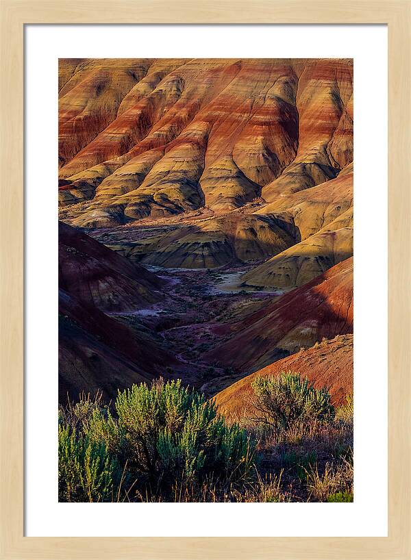 Vibrant Hills Under Sunset Skies