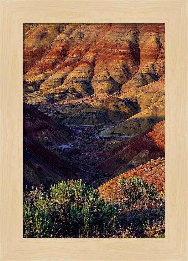 Vibrant Hills Under Sunset Skies