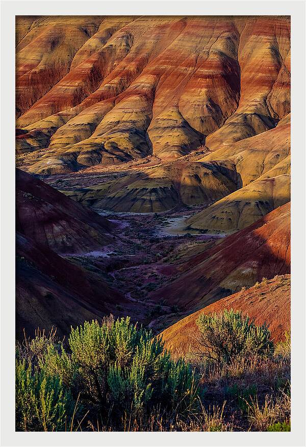Vibrant Hills Under Sunset Skies