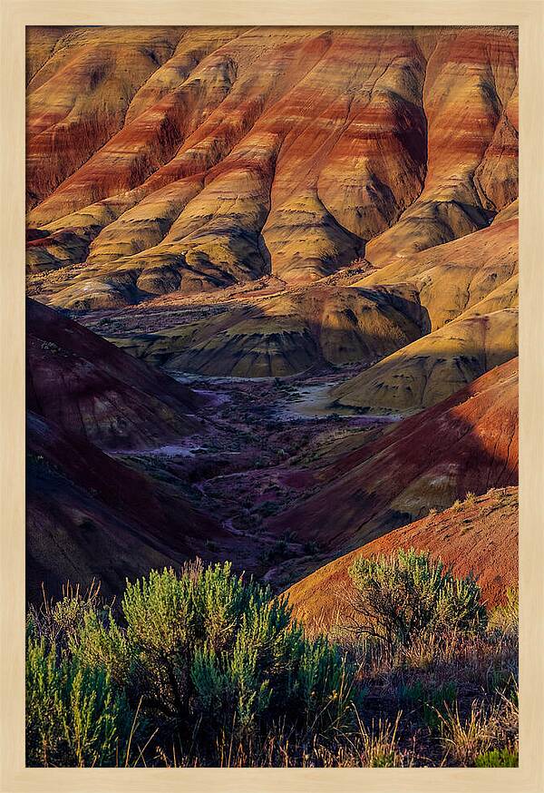 Vibrant Hills Under Sunset Skies