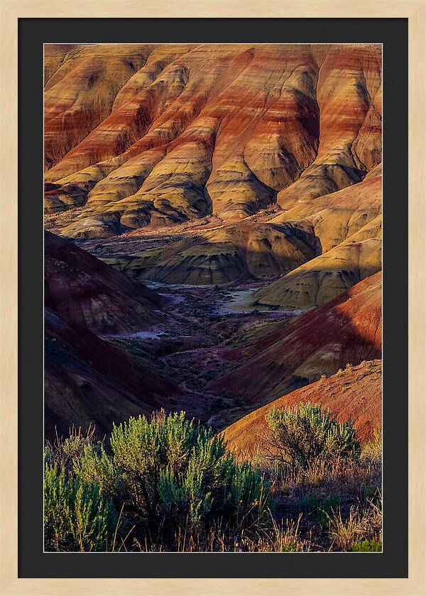 Vibrant Hills Under Sunset Skies