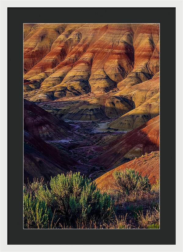 Vibrant Hills Under Sunset Skies
