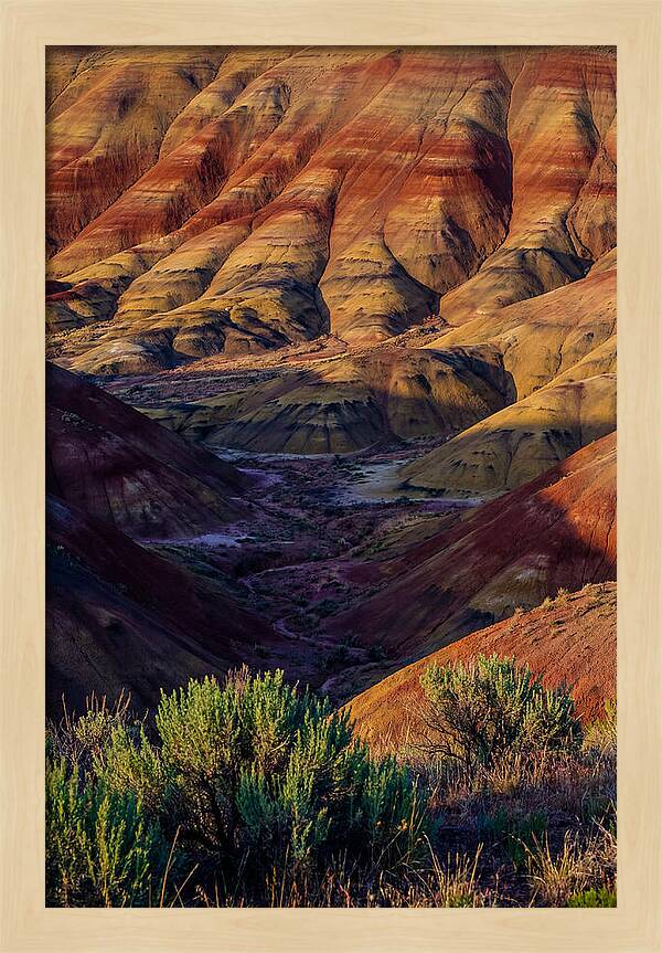 Vibrant Hills Under Sunset Skies