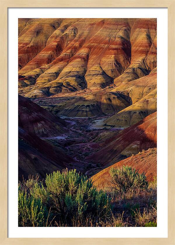 Vibrant Hills Under Sunset Skies