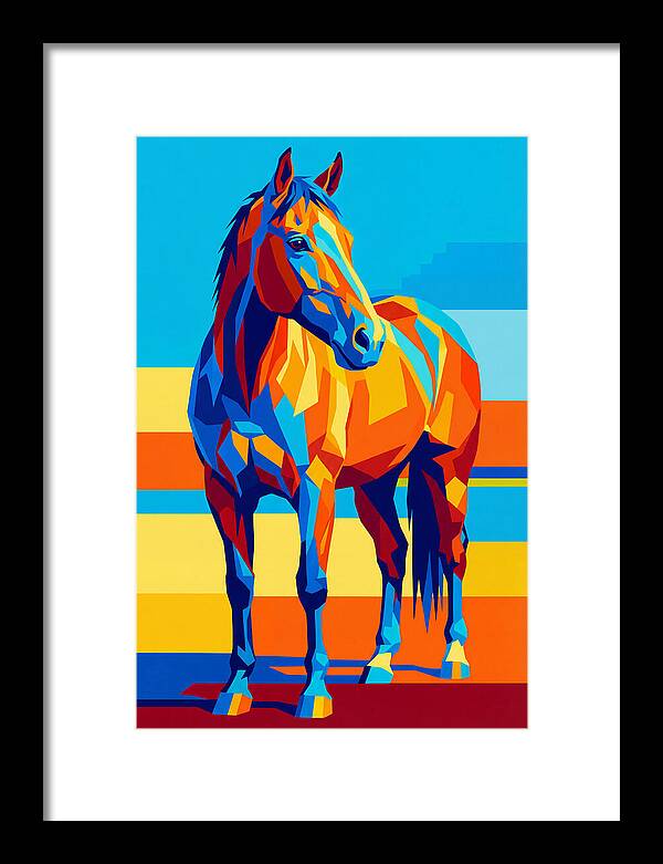 Vibrant Horse Portrait