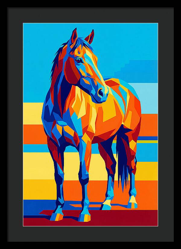 Vibrant Horse Portrait