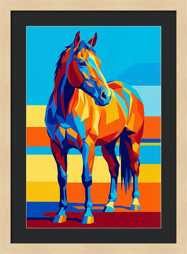 Vibrant Horse Portrait