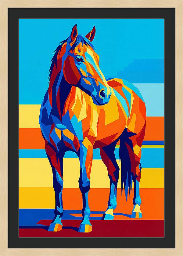 Vibrant Horse Portrait