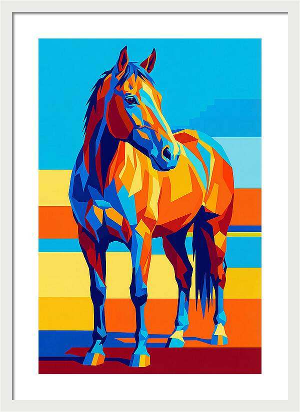 Vibrant Horse Portrait