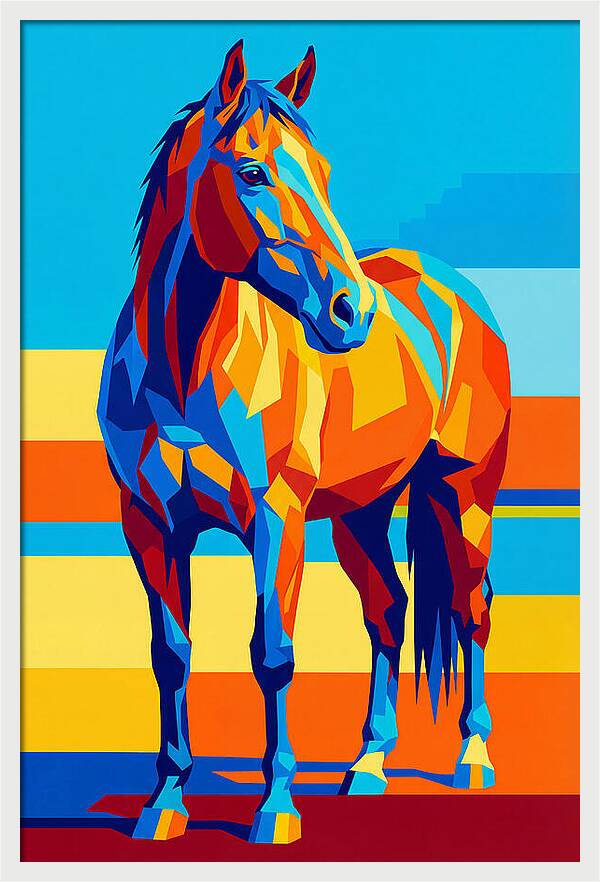 Vibrant Horse Portrait