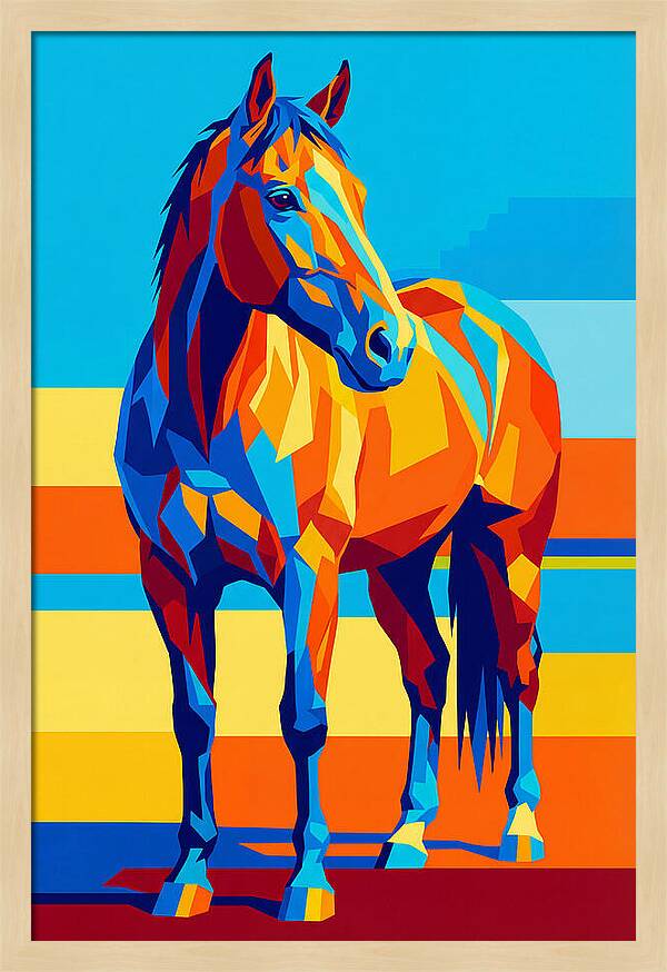 Vibrant Horse Portrait