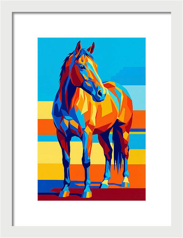 Vibrant Horse Portrait