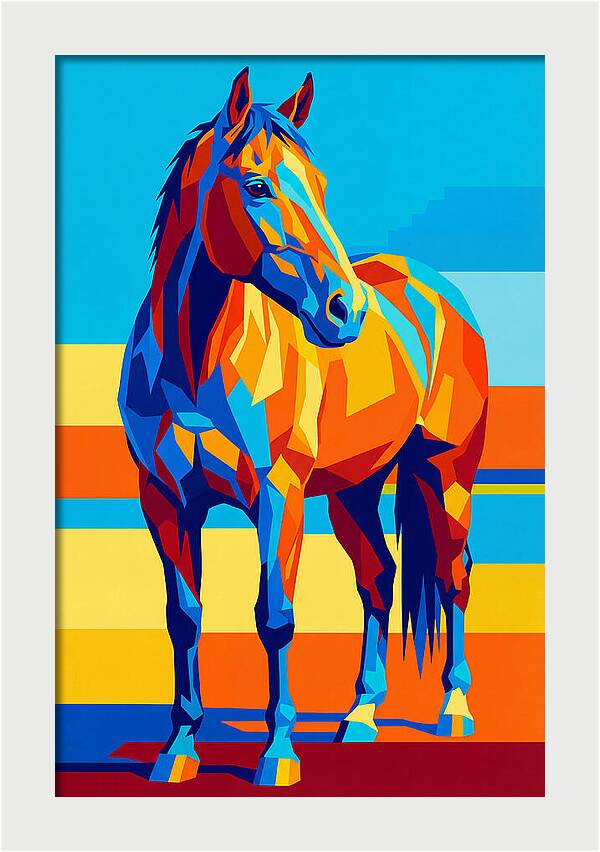Vibrant Horse Portrait