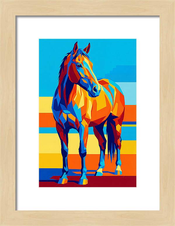 Vibrant Horse Portrait