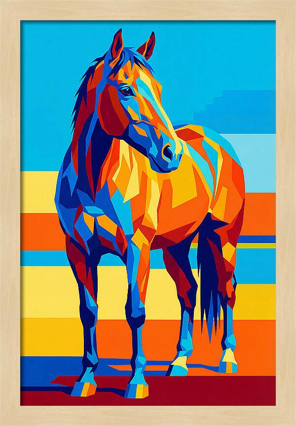 Vibrant Horse Portrait