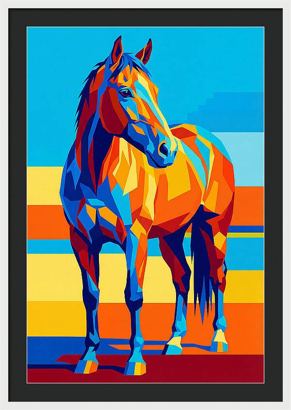 Vibrant Horse Portrait