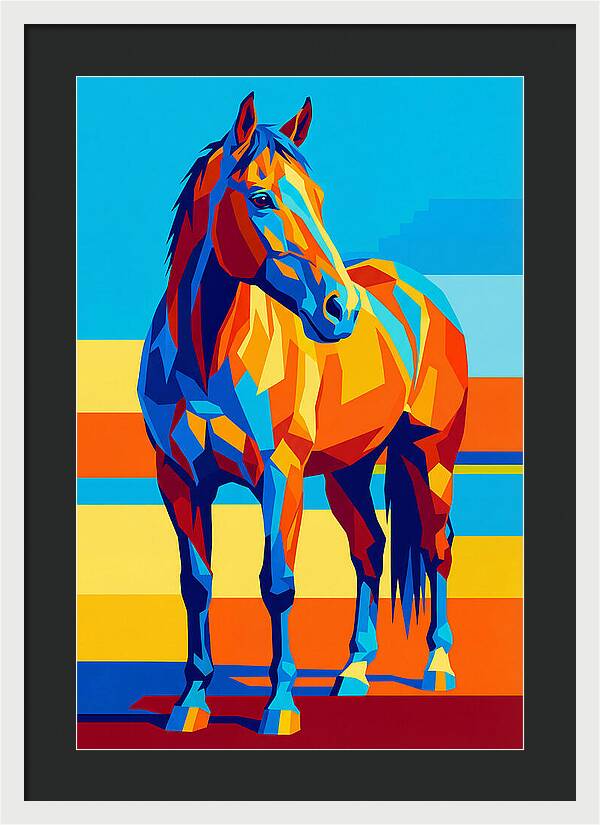 Vibrant Horse Portrait