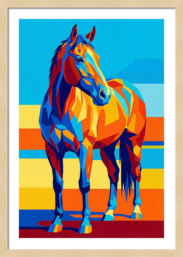 Vibrant Horse Portrait