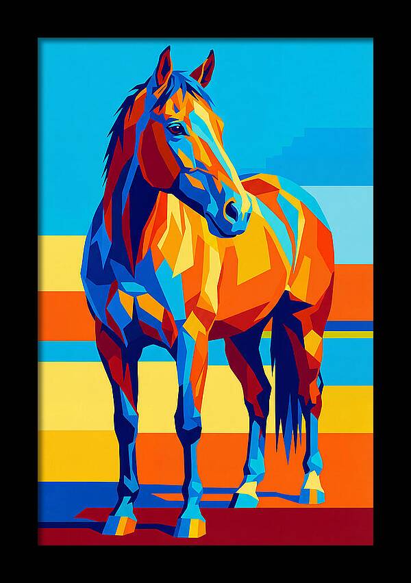 Vibrant Horse Portrait