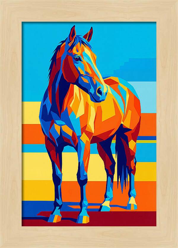 Vibrant Horse Portrait