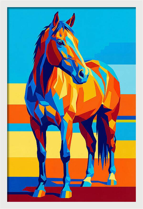 Vibrant Horse Portrait