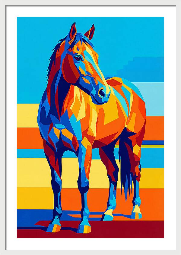 Vibrant Horse Portrait