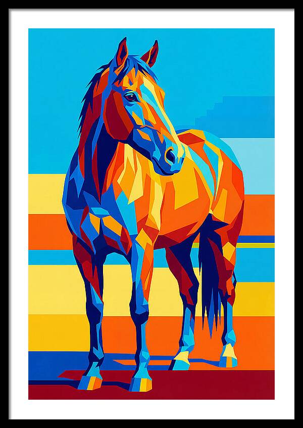 Vibrant Horse Portrait
