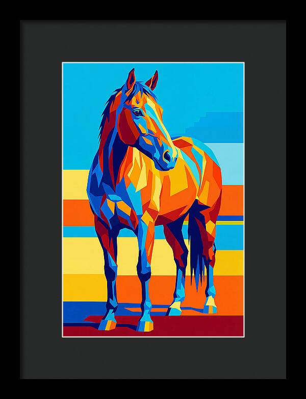 Vibrant Horse Portrait