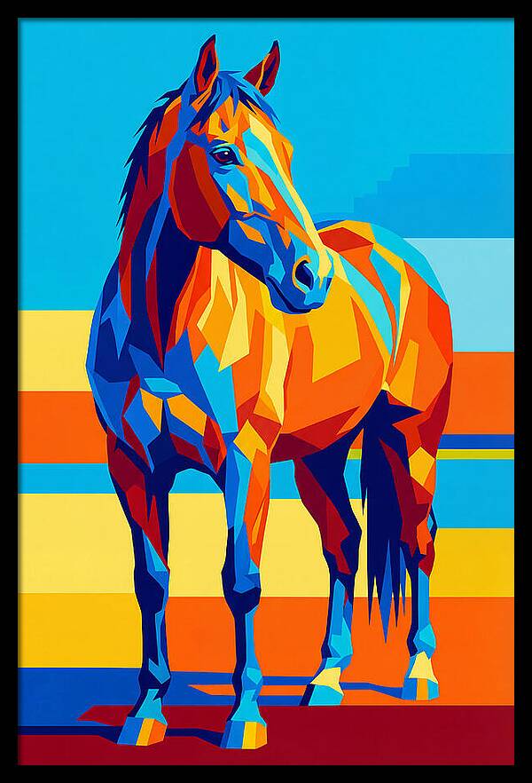 Vibrant Horse Portrait