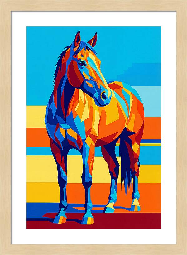 Vibrant Horse Portrait