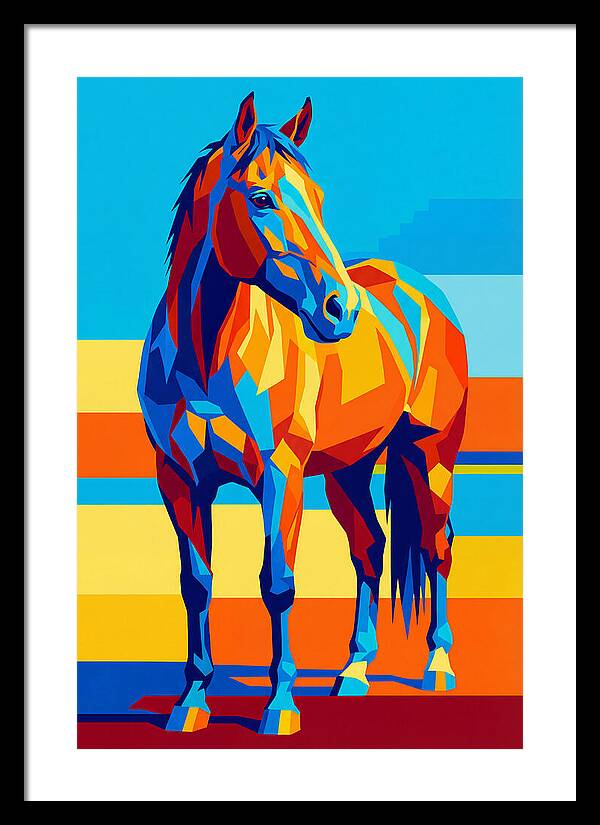 Vibrant Horse Portrait