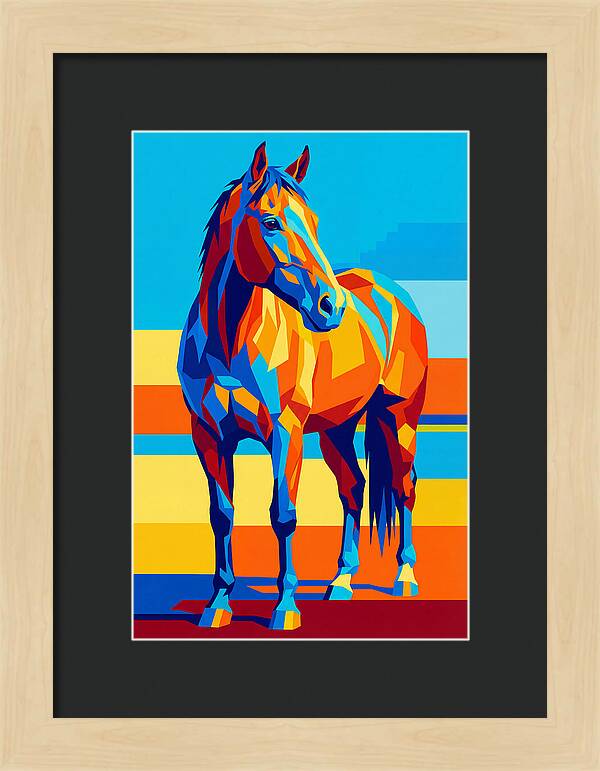 Vibrant Horse Portrait