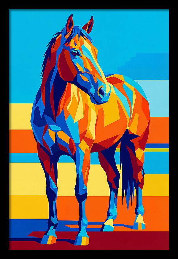 Vibrant Horse Portrait