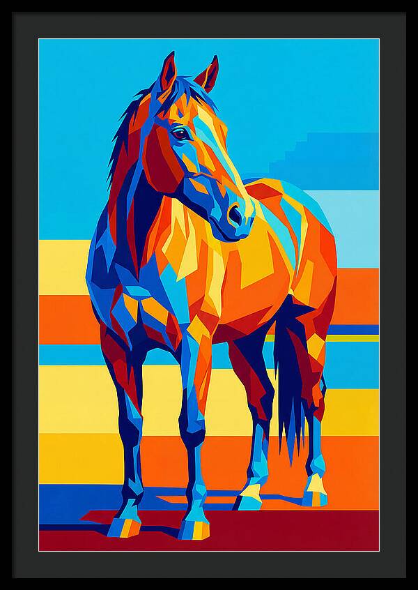 Vibrant Horse Portrait