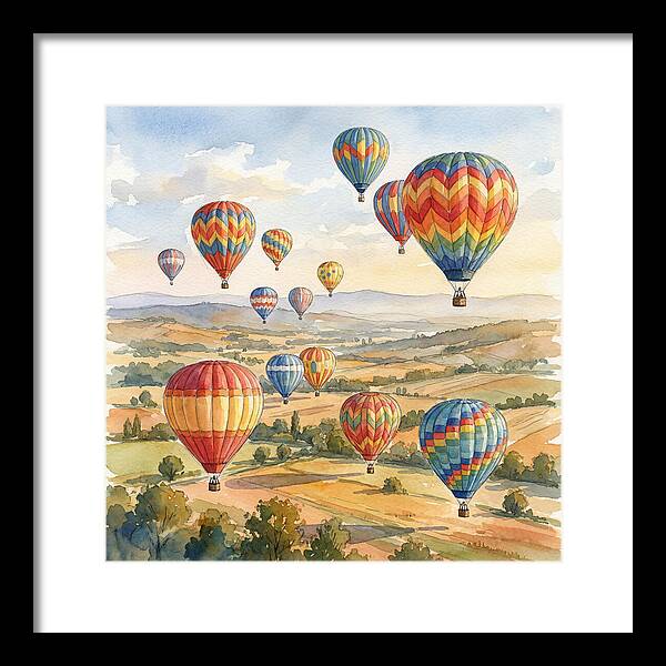 Vibrant Hot Air Balloon Festival