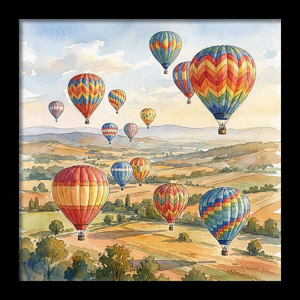 Vibrant Hot Air Balloon Festival