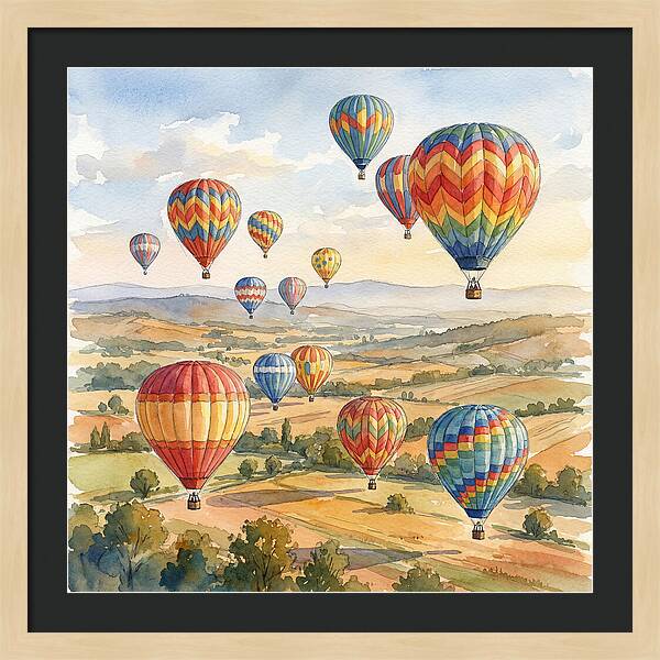 Vibrant Hot Air Balloon Festival