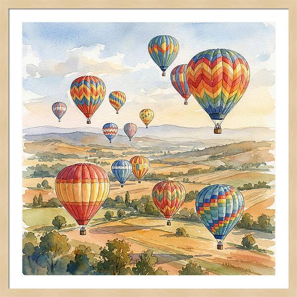 Vibrant Hot Air Balloon Festival