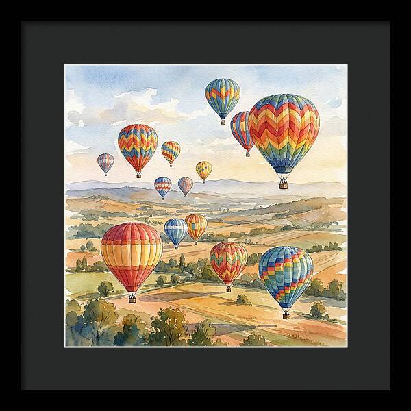 Vibrant Hot Air Balloon Festival