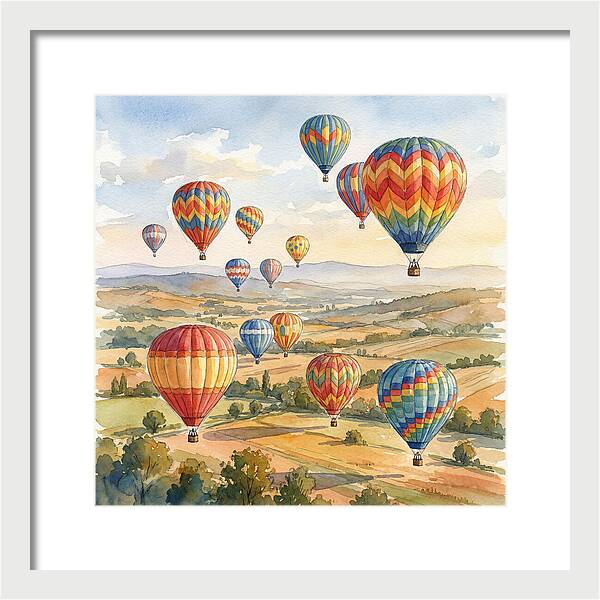 Vibrant Hot Air Balloon Festival