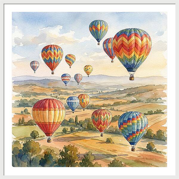 Vibrant Hot Air Balloon Festival