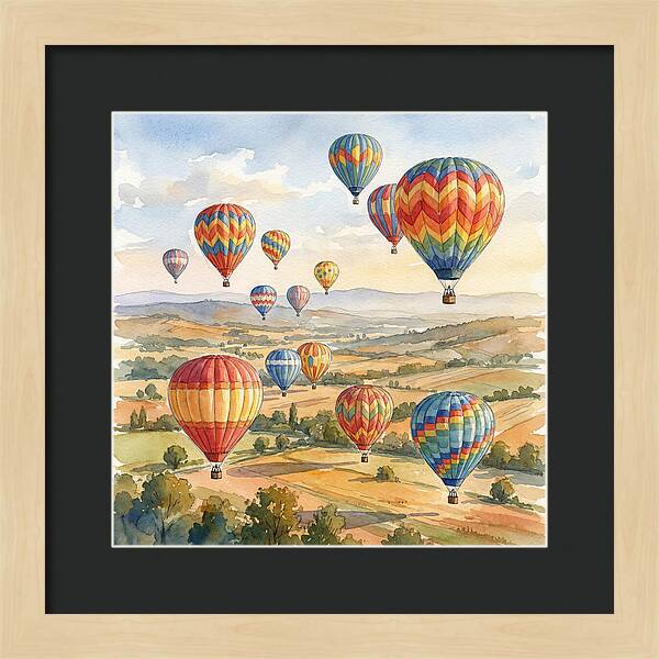Vibrant Hot Air Balloon Festival