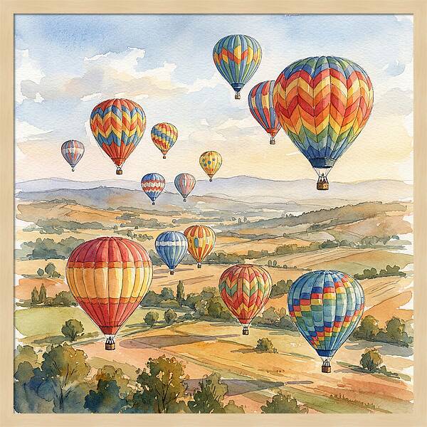 Vibrant Hot Air Balloon Festival