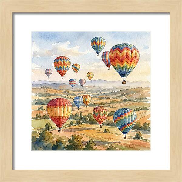 Vibrant Hot Air Balloon Festival