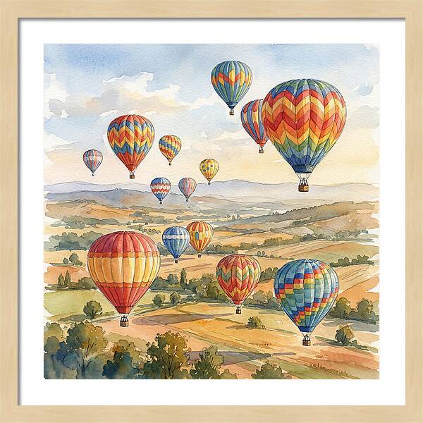Vibrant Hot Air Balloon Festival