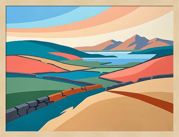 Vibrant Irish Landscape