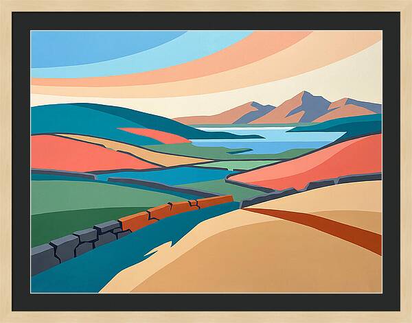 Vibrant Irish Landscape