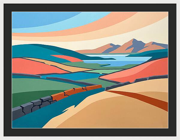 Vibrant Irish Landscape